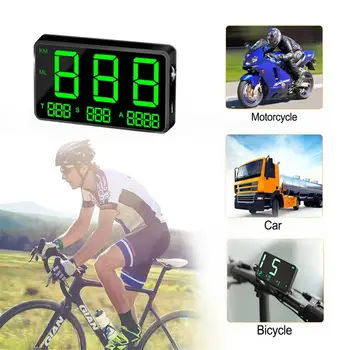 C80 Auto Digitálne GPS Tachometer Rýchlosť Zobrazenie KM/h, MPH Na Auta Bicykel na Motocykel, Auto Príslušenstvo