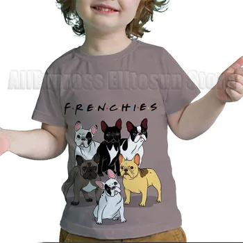 Detské letné Priateľmi 3D Print T Shirt Chlapcov Dievčatá Cartoon T-shirt Deti Anime Tričko Batoľa Tee Topy Camiseta Teens Streetwear