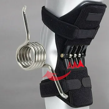 1Pair Priedušná moc koleno stabilizátor podložky Profesionálne Ochranné Športové kolenného kĺbu podporu kolien Jar Koleno Booster