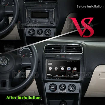 2DIN Android 9 Rádio Auto Prehrávač Pre Seat Altea Leon Toledo Volkswagen Passat Škoda Sériu GPS 9 Palcový Stereo Audio Navigácia