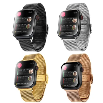 Nerezová oceľ remienok Pre Apple hodinky kapela Série 4 3 2 1 correa aplle sledovať 42 mm 38 mm watchband Iwatch 44 mm 40 mm remienok pásu