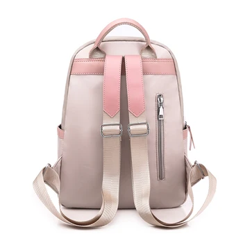 Úplne luxusné Oxford vodotesný batoh 2020 nový veľkokapacitný mládež dievča, šitie školské tašky módne cestovná taška ružová hlavné
