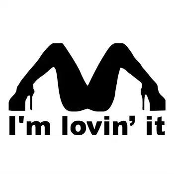 I ' m Lovin It Šíria Nohy - Vinyl Auto Nálepky Zábavné Hot Girl Striptérka Auto Stylings a Obtlačky Nárazníka Auto Príslušenstvo KK11*7 cm