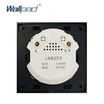 Wallpad 2019 Nový Príchod Snímač Pohybu Prepínač Wall Light Switch Krištáľové Sklo Panel 100W 220V