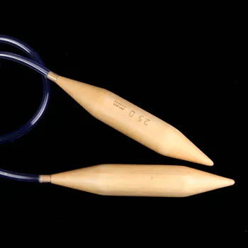3PC15mm /20 mm /25 mm pletacie ihly háčkovanie háčik karbidu krúžok ihly háčkovanie sveter bambusu Zuhoľnatie Kruhové loopy mango