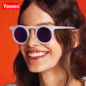 Yoovos Okrúhle Slnečné Okuliare Ženy Klasické Okuliare Pre Ženy Značky Dizajn Slnečné Okuliare Mužov Hip Hop Okuliare Retro Gafas De Sol De Mujer