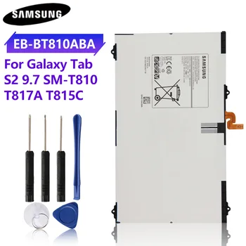 Pôvodné Tablet Batéria EB-BT810ABE EB-BT810ABA Pre Samsung GALAXY Tab S2 T810 SM-T815C SM-T817A/V/W/T T819C T813 T815C 5870mAh