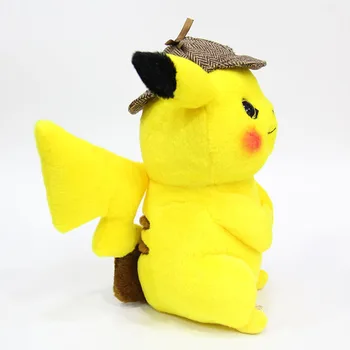 28 CM Mäkké Pokemon Detektív Pikachu Plyšové Hračky, Plyšové Hračky, Pokémon Pikachu Anime Bábiky Vianoce, Narodeninové Darčeky pre Deti