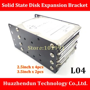 Vysoká Kvalita DIY mini šasi, 2.5 palce, aby 3,5 palcový SSD (Solid State Disk Rozšírenie Držiak L04 2,5 palca-4pcs 3.5 inch-2 ks