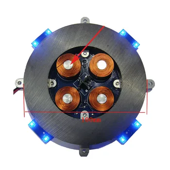 Nový Upgrade Magnetická Levitácia Modul Magnetické Zavesenie Jadro s LED Lampou Analógového Okruhu Inteligentné AC12V 2A