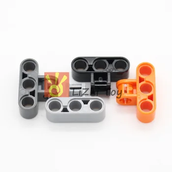 Technic Časti 63869 Nápravu a Pin Konektor Kolmo Triple Tehly Stavebné Bloky Diely Príslušenstvo Kompatibilné Legoed-Hračka