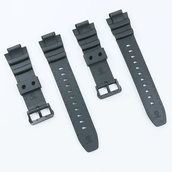 Príslušenstvo hodinky pin pracky Mužov silikónové popruh pre Casio živice popruh W-S220 HDD-S100 MCW-100H MCW-110H 16 športové gumy popruh