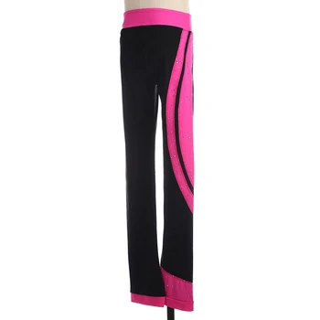 Prispôsobený krasokorčuľovanie nohavice dlhé nohavice pre Dievča Ženy Školenia Súťaže Patinaje Korčuľovanie Teplé Fleece Gymnastika 35