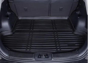 Auto styling 3D troch-dimenzionální PU chvost box ochrannú podložku koberec kufra batožinu pad pre Kia sportager 2011-2017
