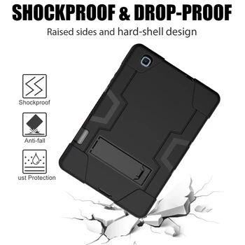 Puzdro pre Samsung Galaxy Tab S6 Lite 10.4 2020 P610 P615 SM-P610 SM-P615 Deti Kryt Ťažkých Shockproof Hybrid Stojan Funda