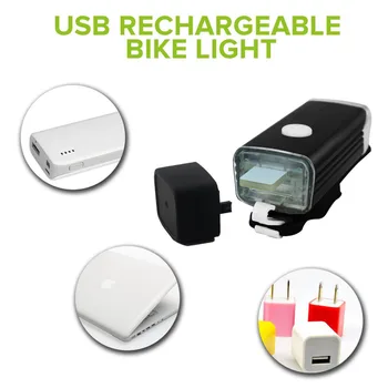 Prenosné Bicykli stropné Svetlá USB LED Nabíjateľná Nastaviť Horských Cyklus Predné Zadné predné svetlo Bezpečnostné Výstražné Svetlo Bike Príslušenstvo