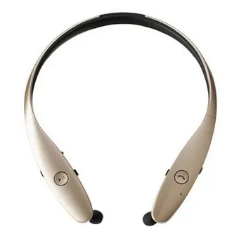 Inteligentný V 4.1 Zlato Hbs900 Bezdrôtový Headset Športové Chrániče Sluchu Zdvíhateľnej Bilaterálne Stereo Vzadu Na Krku Namontované Vonkajšie Aktivity