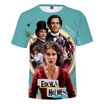 2020 Nové Skola Holmes Film 3D Tlač T-Shirt Lete Muži/Ženy Bežné Krátky Rukáv T Shirt Oblečenie