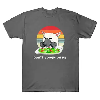 Nie Kašeľ na Mňa Zmätene Mačka Meme Legrační Parodie T-Shirt Mužov Krátke Sleeve Tee Mužov Harajuku Ullzang T-shirt kórejský Estetické Top