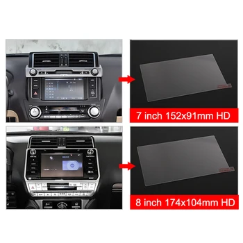 Pre Toyota Pôdy Cruiser Prado 150 2010-2017 2018 2019 Tvrdeného Skla vodičov na Obrazovku Film LCD Ochranné Nálepky