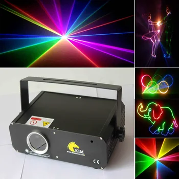 Mini 1W 2D/3D RGB pomocou SD Karty (635nm) laserový lúč a animácie pre nočný klub/dj/stage/ktv/pub osvetlenie
