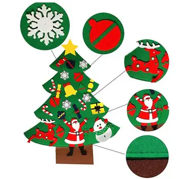 DIY Vianočné Snehuliak netkanej Textílie Dieťa Nádherné Stvorenia Zábava HOBBY Vianočný Stromček, Vianočné Dekorácie
