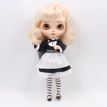 DBS blyth bábiky oblečenie pre black cosplay oblek je vhodný pre 1/6 bábiku, normálne bábiku, spoločné bábika, ľadové, jecci päť