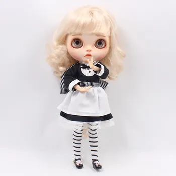 DBS blyth bábiky oblečenie pre black cosplay oblek je vhodný pre 1/6 bábiku, normálne bábiku, spoločné bábika, ľadové, jecci päť