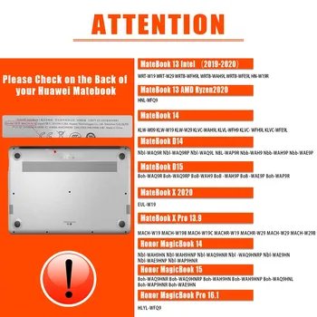 Notebook Prípad Pre HUAWEI MateBook/D 14 D 15/13 14/X Pro 13.9/Česť MagicBook 14/15 Prenosný Hard Shell puzdro