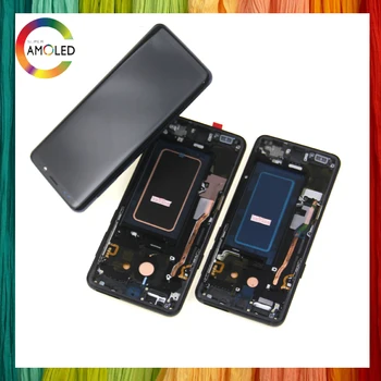 Super AMOLED Pre samsung Galaxy s9 G960 S9 Plus G965 LCD Displej S Dotykovým Digitalizátorom. Montáž+Rám