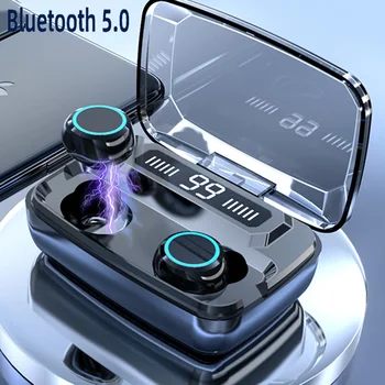 Dotknite Sa Položky Bezdrôtové Pripojenie Slúchadiel Bluetooth 5.0 Športové Nepremokavé Bluetooth Slúchadlá Bezdrôtové Bluetooth Headset Potlačenie Šumu Slúchadlá