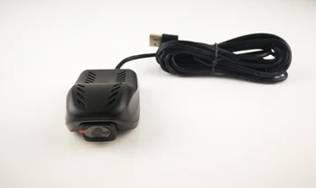 HD Night vision Car DVR kamera, Predná kamera postavený v app Cyklické Nahrávanie podpora android auto dvd gps navition s usb portom