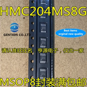 5 ks HMC204 HMC204MS8G MSOP8 Silkscreen H204 na sklade nové a originálne