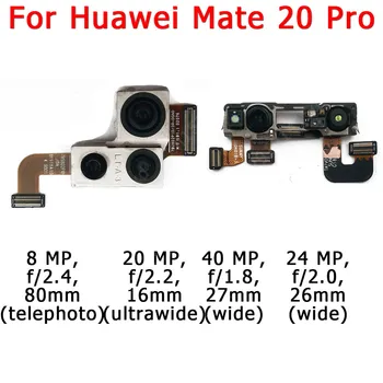 Originálne Predné a Zadné Zadná Kamera Pre Huawei Mate 20 X Mate20 20X Hlavným Smerom Modul Kamery Flex Výmena Náhradných Dielov