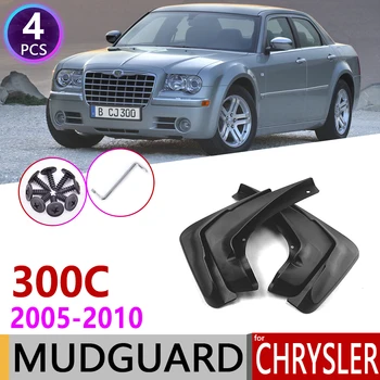 Predné, Zadné Auto Mudflap pre Chrysler 300C 300 C 2005~2010 Blatník Mud Guards Splash Klapky Blatníky Príslušenstvo 2006 2007 2008 2009