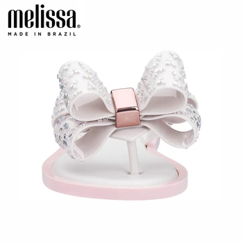 Melissa Harmonické Luk Ženy Jelly Sandále 2020 Módne Ženy Jelly Topánky Flip Flop Papuče Značky Melissa Adulto Žena Lady Topánky
