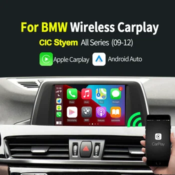 Carlinkit Bezdrôtový Apple Canplay Android Auto/Na BWM 2009-2012 CIC Systém Upravený Carplay Airplay Mrrorlink Mapu TV-Box