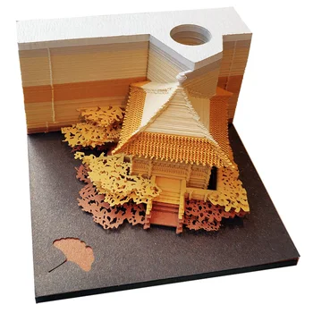 DIY Scrapbooking Omoshiroi Blok 3D Pohodlie Nálepky Papiere Karty Plavidlá, Japonsko Tvorivého Stereoskopické Sticky Note Papier