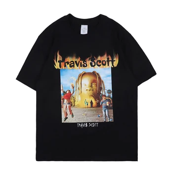 NAGRI Travis použitím hnojív scotts T Shirt Hip-Hop Streetwear Grafické Tlače T-shirt Mužov Harajuku Krátke Vtipné Módne Bežné Tees Bavlna