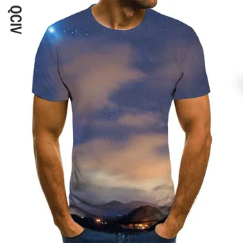 Vysoká Kvalita Teplej Predaja T-Shirt pánske Krátke Rukáv v Pohode Farebné pánske T-Shirt Značky Lete Mužov 3D T-Shirt