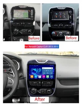 4G+64 G coche multimediálny prehrávač pre Renault Captur Clio 2013 android autoradio systém, autorádio, auto audio GPS navigátor, DVD