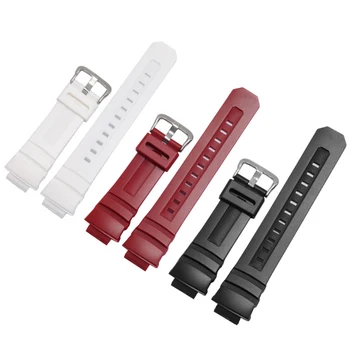 Špeciálne rozhranie Gumy watchband black red white popruh s pin pracka pre G Šok AW-591/590/G-7700/7710-M100/101 Dať nástroj