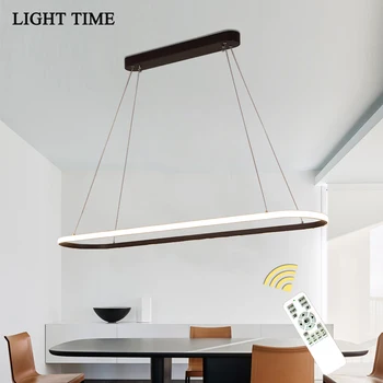 2020 dizajn Prívesok svetlá pre život jedáleň biela čierna skončil hliníkové telo Lampy, svietidlá, elipsy, oválu prívesok svetlo