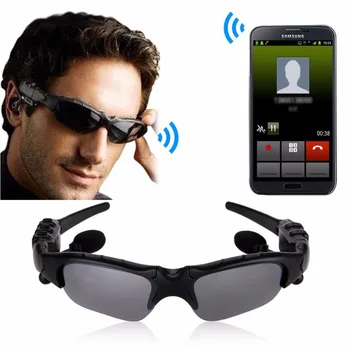 Nové Špehoval 3 D Slnečné okuliare Štýl BLuetooth Headset Earhook pre športovú Jazdu jazda na bicykli