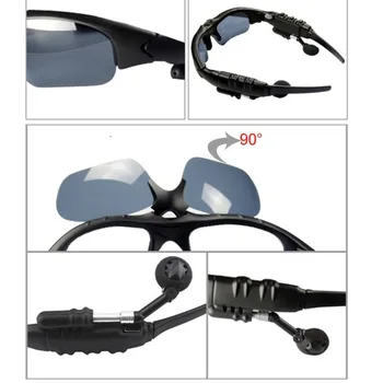 Nové Špehoval 3 D Slnečné okuliare Štýl BLuetooth Headset Earhook pre športovú Jazdu jazda na bicykli