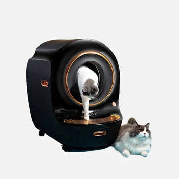 PÄŤKE Automatické Podstielku Povodí Wc Čistič Elektrických Úplne Uzavretý Smart Mačka Lopatu Dezodorant Mačka debničky Pet Produktov