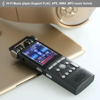 Profesionálne Hlasové Aktivované Digitálnymi Audio Hlasový Záznamník s kapacitou 8 gb 16 GB USB Pero tlmenia Hluku 100hrs Bty Život Podpora TF Kariet