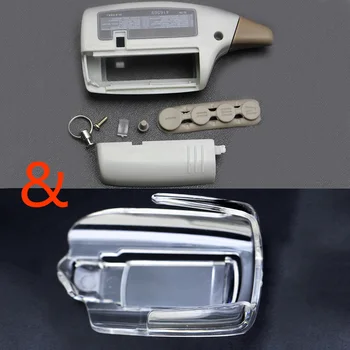 M5 Lcd Telo Keychain Kryty Na Ruskej Verzii 2-Pásmový Scher Khan Magicar 5 6 Lcd, Obojsmerné Auto Alarm, Diaľkové
