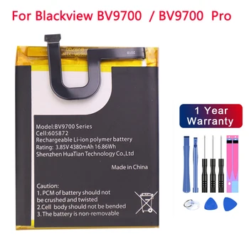 Originálne Blackview 4380mAh BV9700 Série Náhradné Batérie Pre Blackview BV9700 / BV9700 Pro Pôvodné Mobilný Telefón