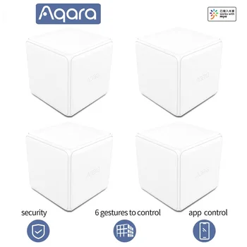 Aqara gesto senzor Magic Cube Radič prepínač Bezdrôtovej komunikácie 6 gestá zigbee senzor moiton čidlo Smart home